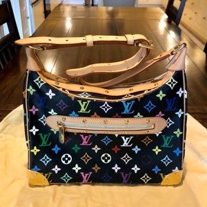 🌺🌸🌼Gorgeous black multicolor LV🌺🌸🌼